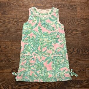Lilly Pulitzer Tropical Pink and Green Kids Dress